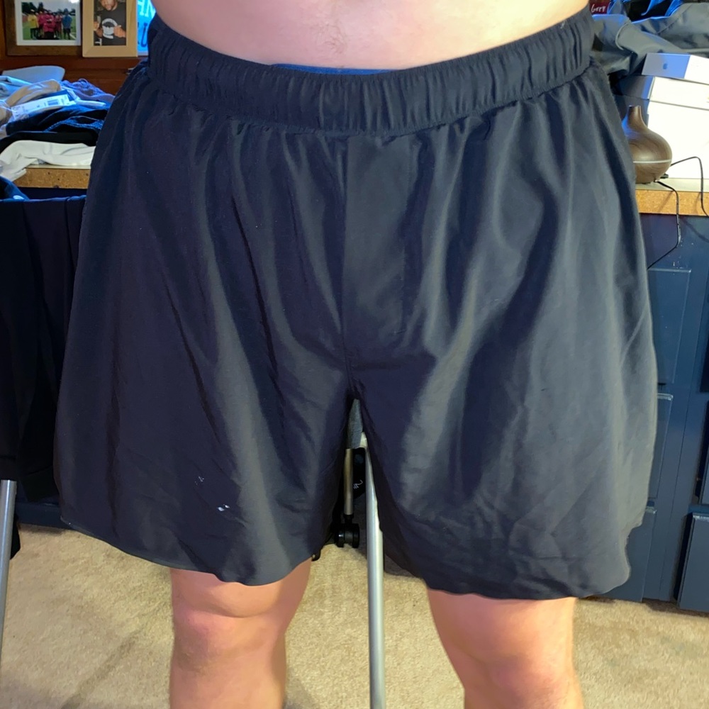 Black lululemon shorts